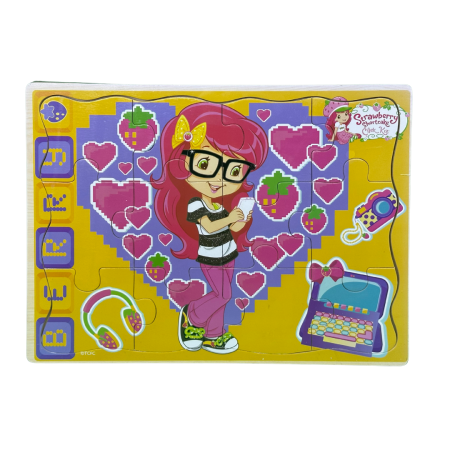 🧩 بازل خشبي Strawberry Shortcake 🧩